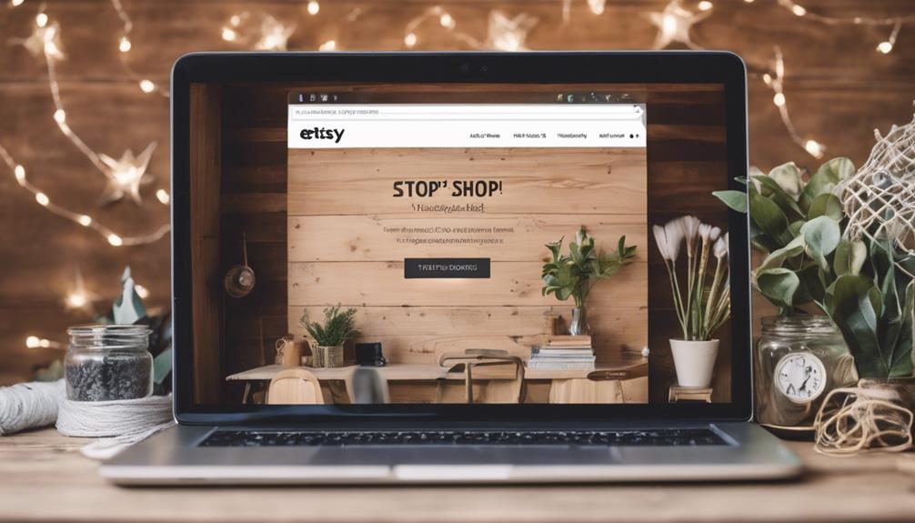 optimizing etsy shop homepage