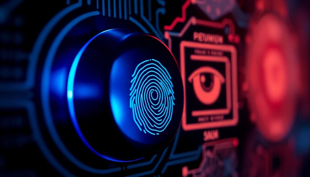 fingerprint and facial recognition