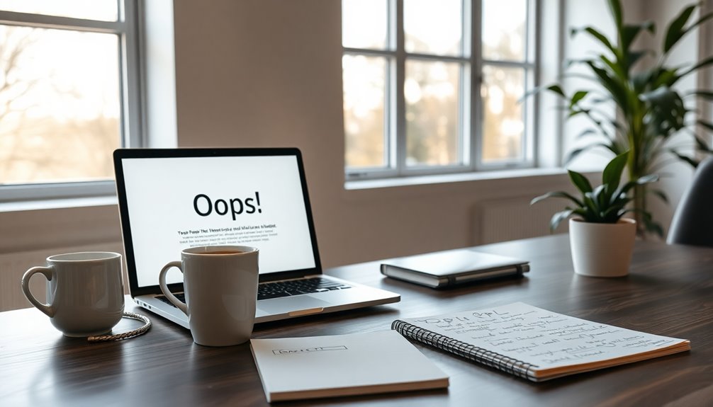 apologizing for email errors
