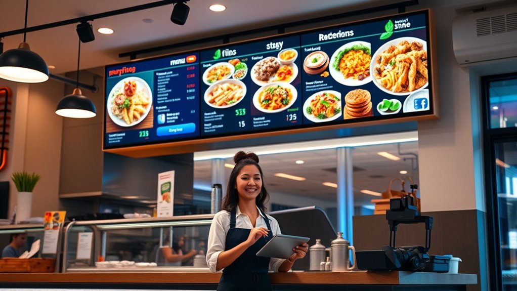 digital signage boosts franchise growth