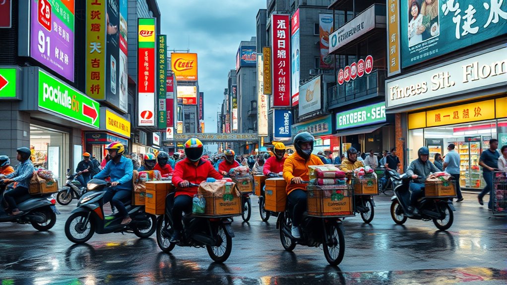 efficient urban grocery logistics