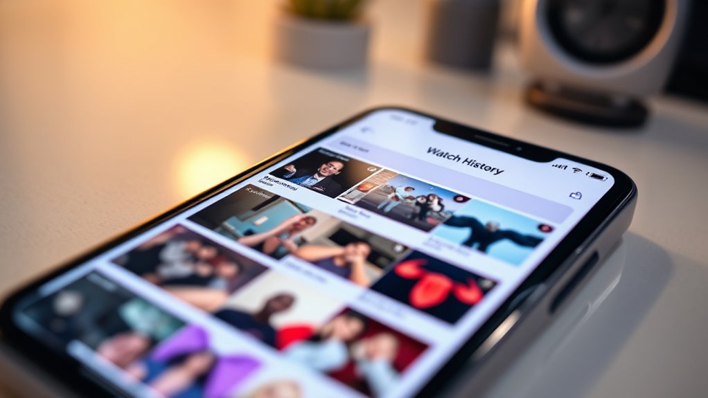 optimize content through watch history