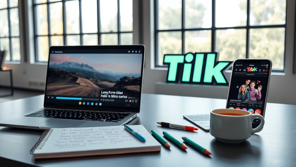 transform long content into series