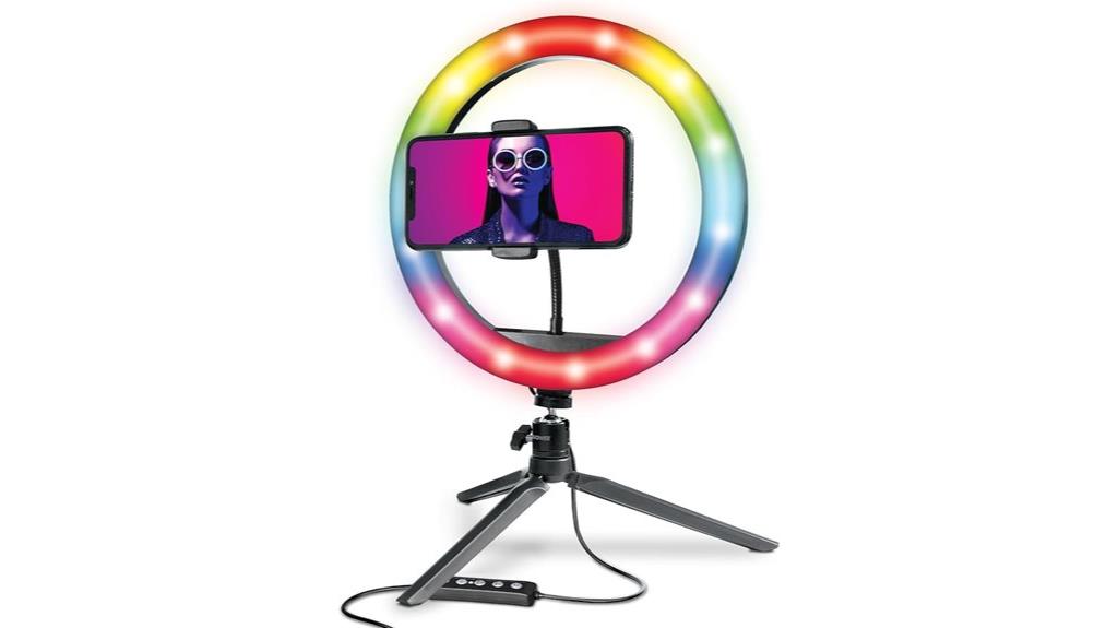 10 inch rgb ring light
