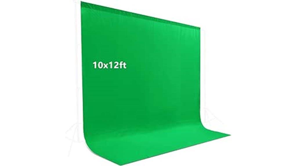 10x12 ft green screen