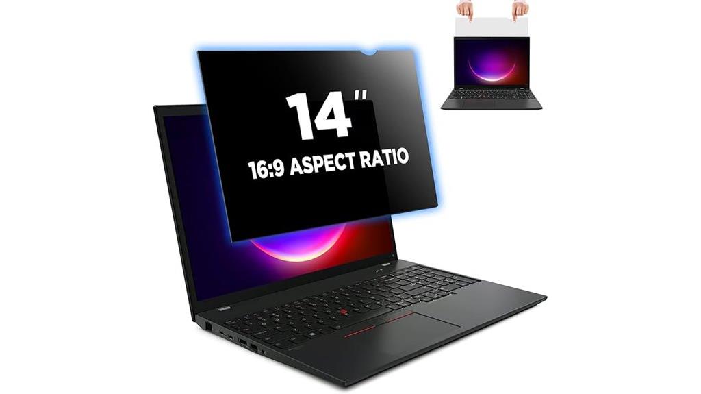 14 inch widescreen privacy protector