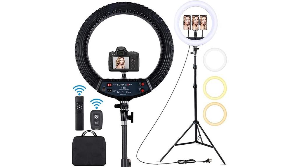 18 inch led ring light
