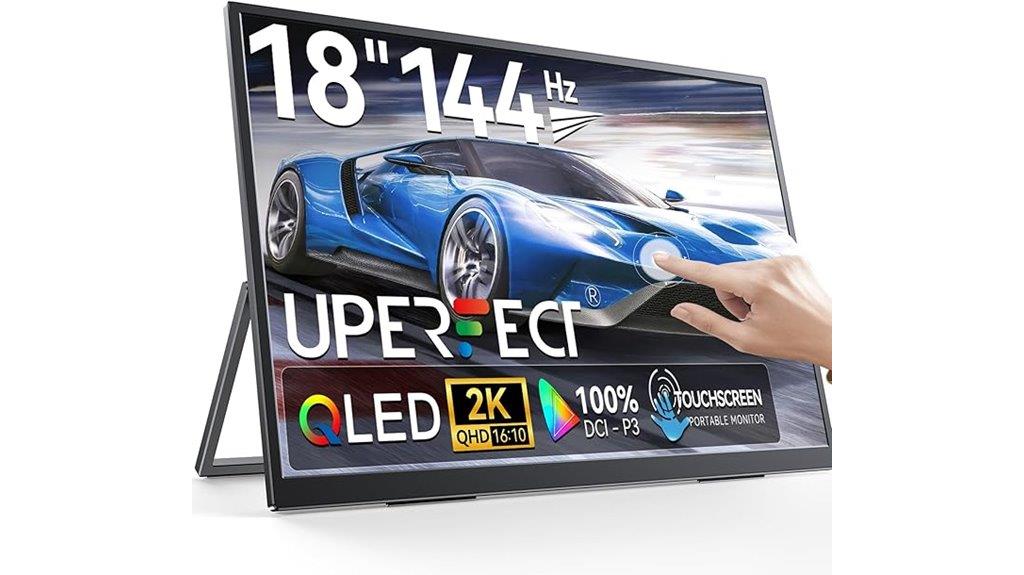 18 inch qled portable monitor