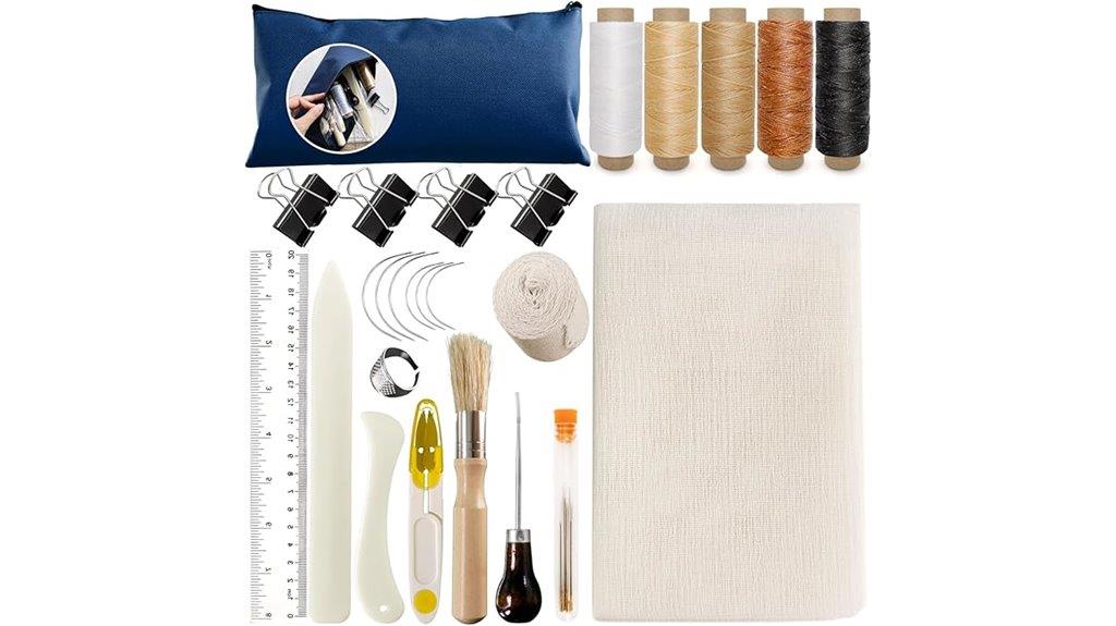 35 piece bookbinding toolkit
