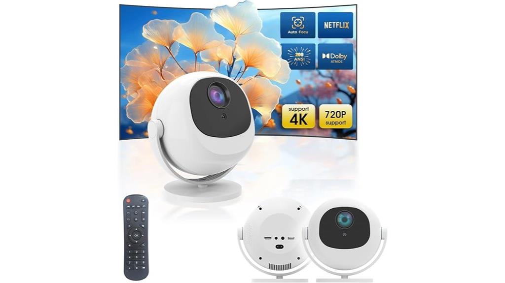 4k wireless mini projector