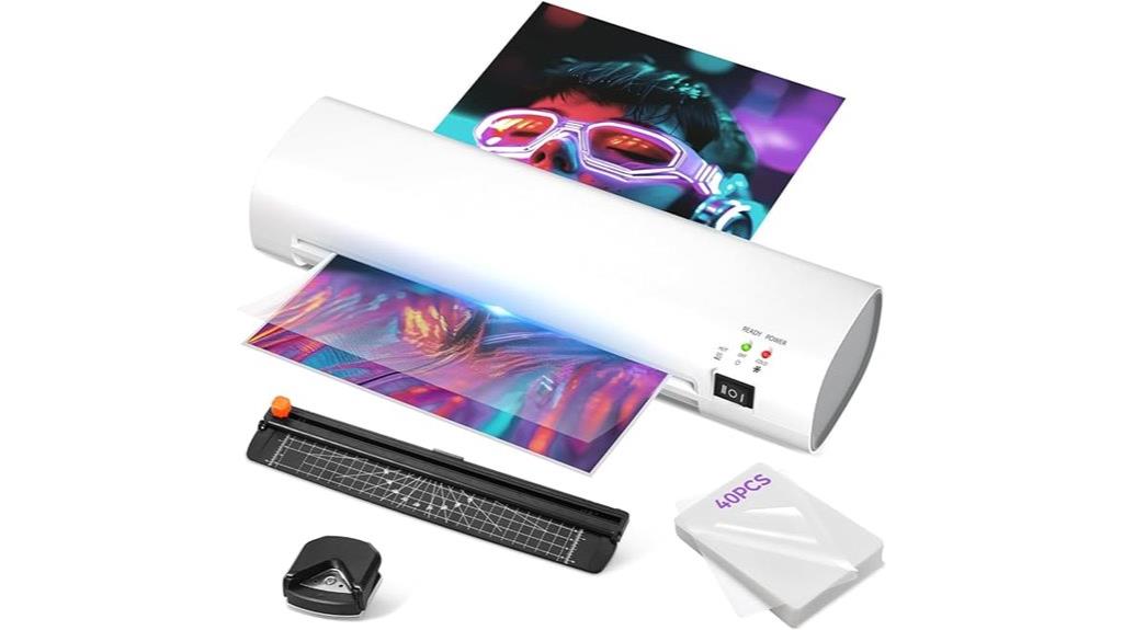9 inch jam free laminator