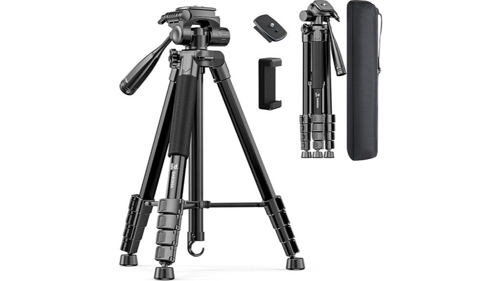 adjustable aluminum tripod stand