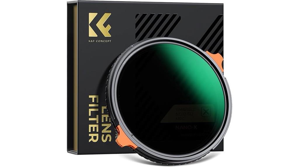 adjustable camera lens filters