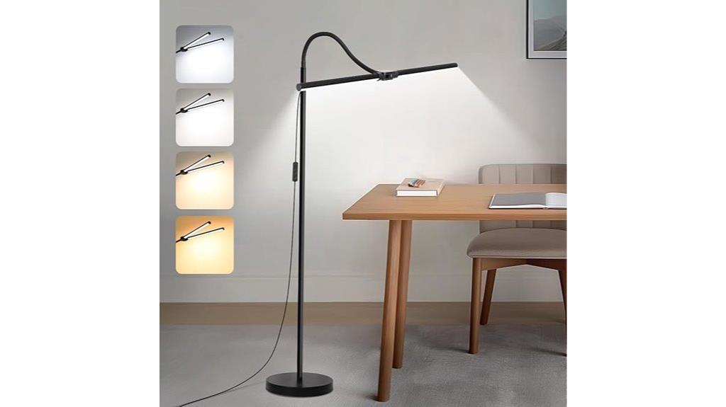 adjustable dimmable floor lamp
