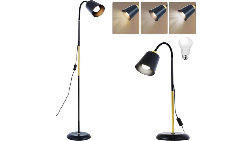 adjustable floor reading lamp