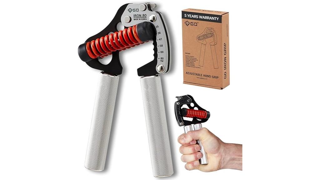 adjustable hand grip trainer