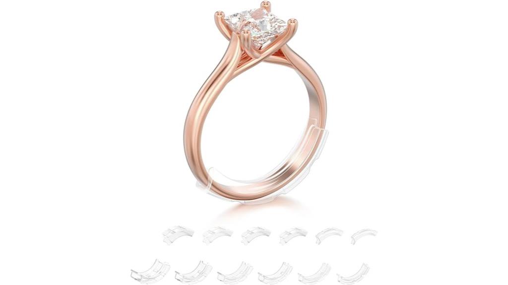 adjustable invisible ring sizers