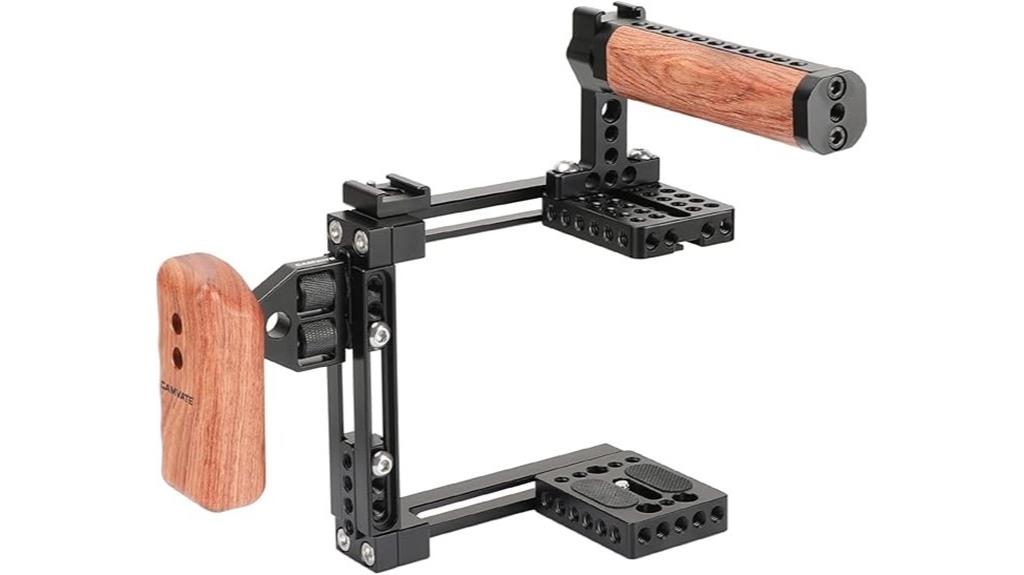 adjustable left handle cage