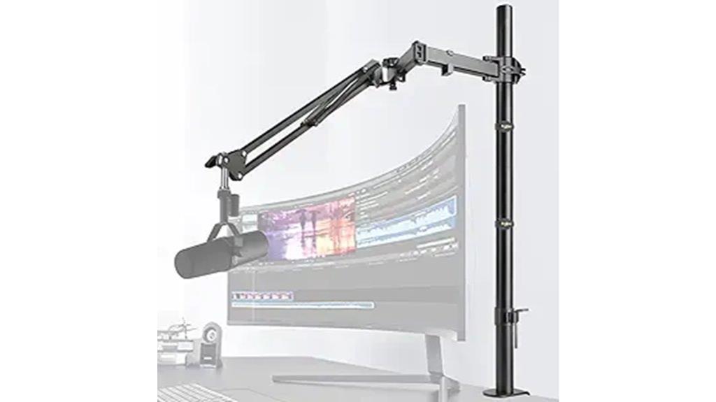 adjustable mic boom arm