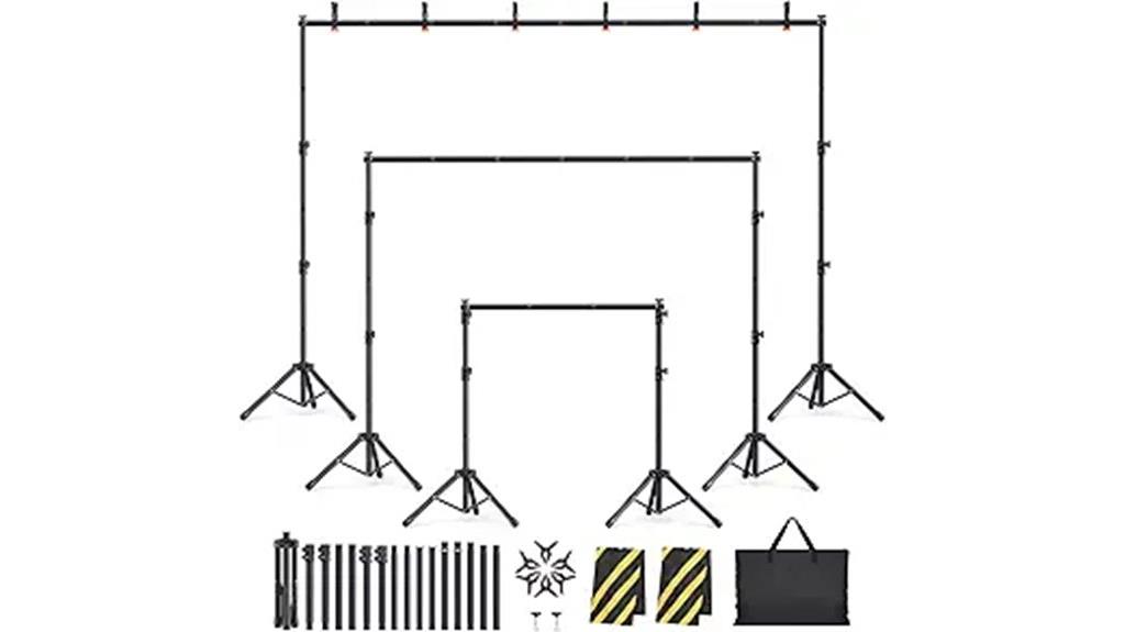 adjustable photography background support