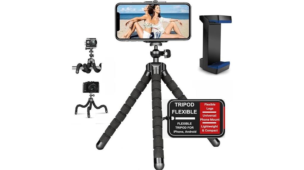 adjustable smartphone tripod