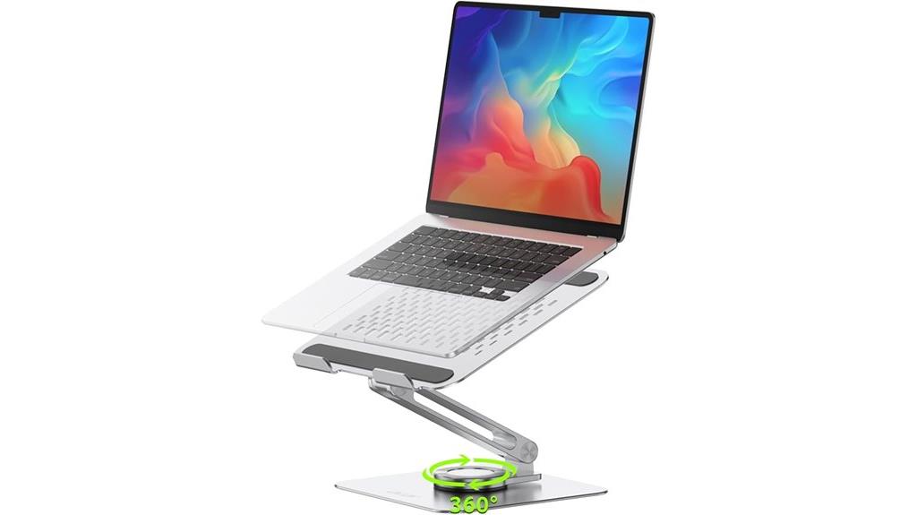adjustable swivel laptop stand