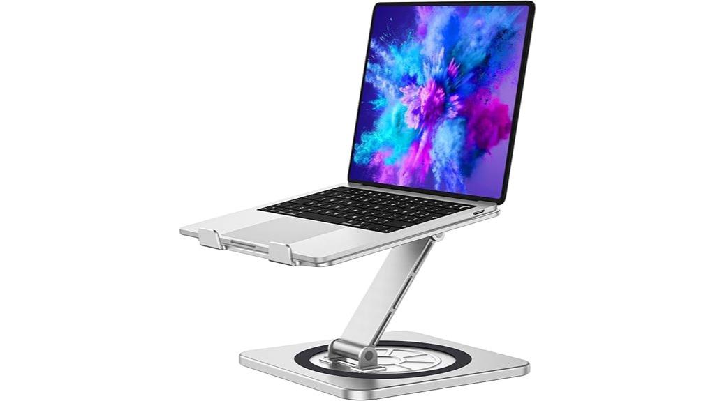 adjustable swivel laptop stand