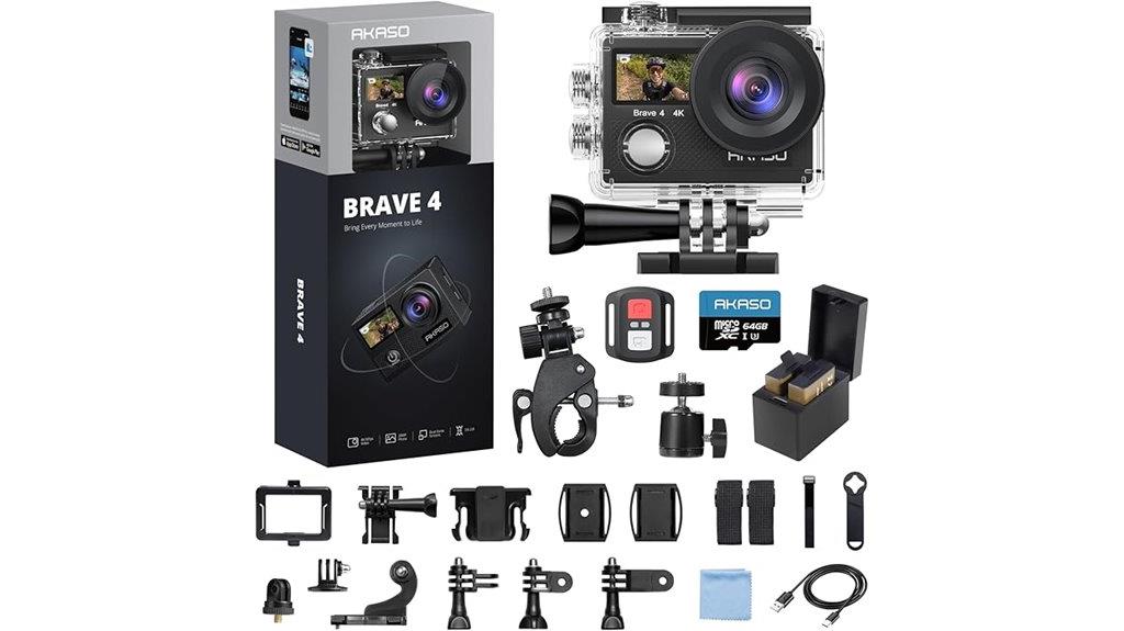 akaso brave 4 accessories kit