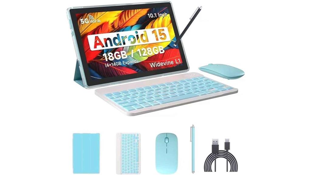 android 15 tablet with keyboard