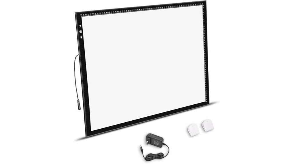 artist tracing light box