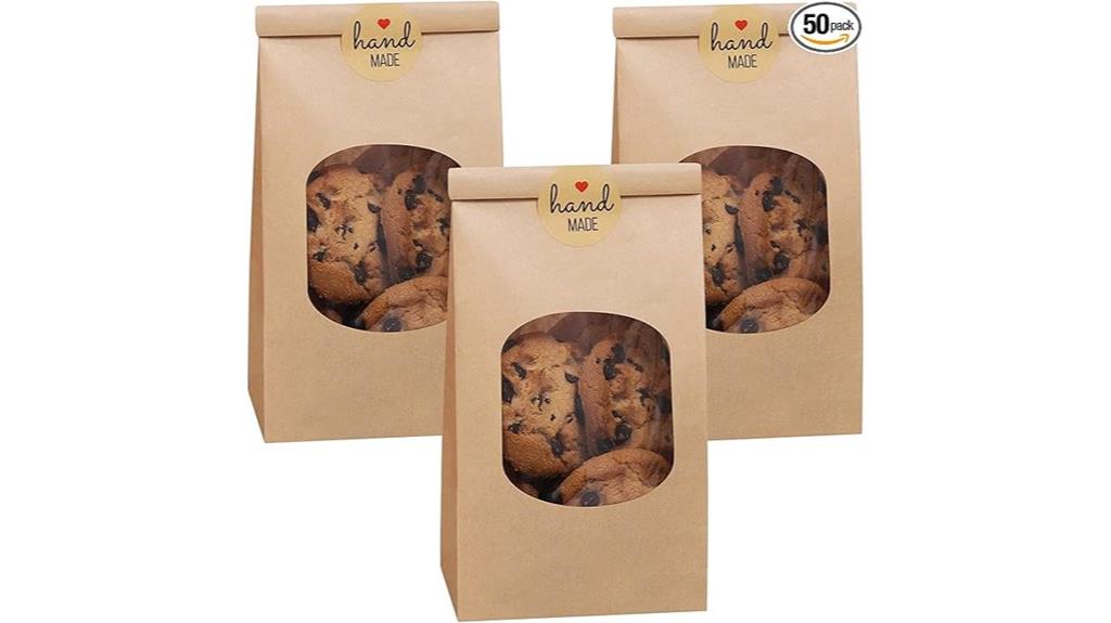 bakery bags with window