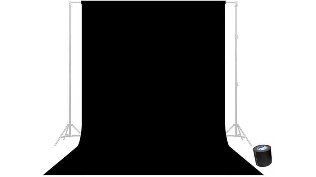 black seamless background paper