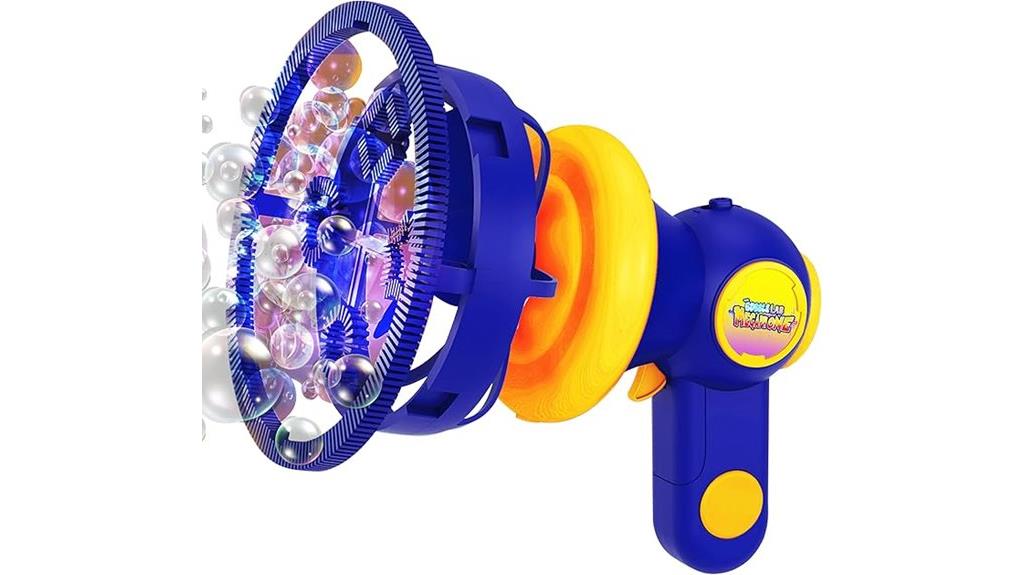 bubble gun with megaphone