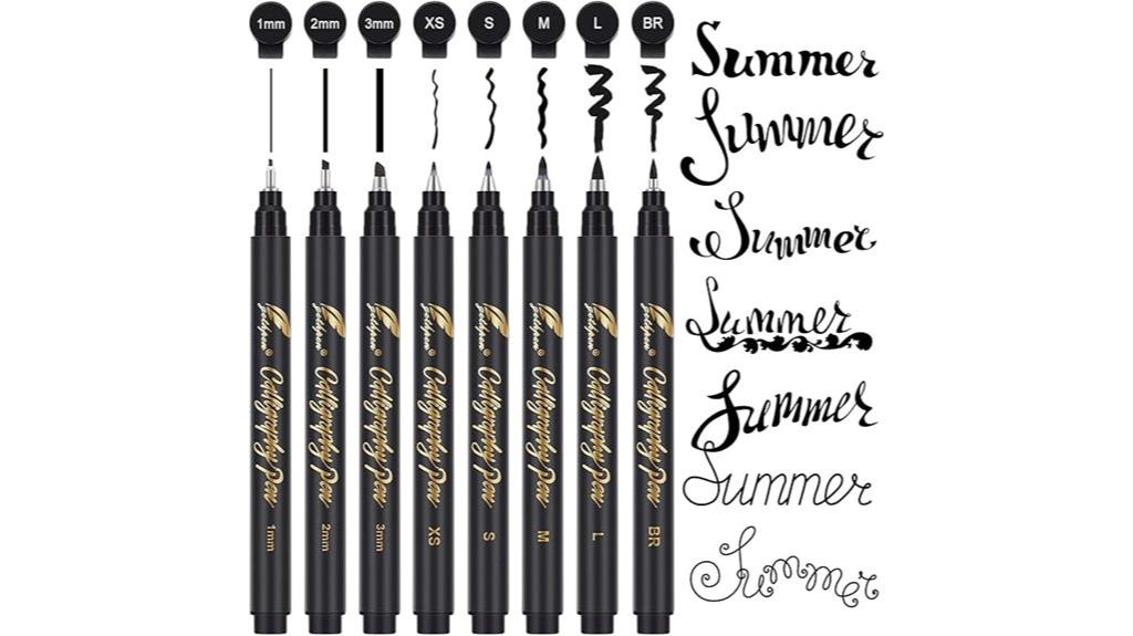 calligraphy ink pen set
