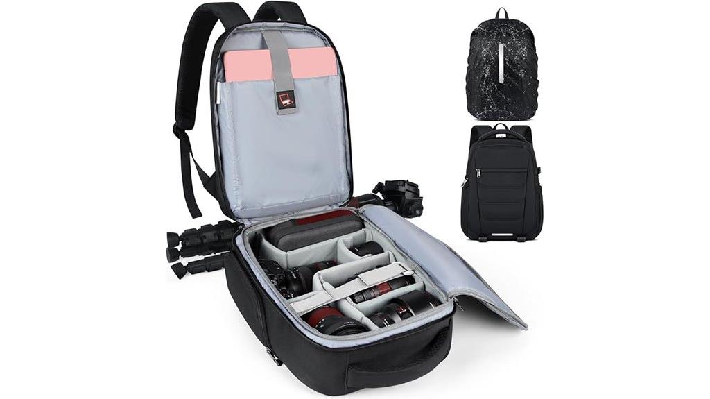 camera gear backpack storage