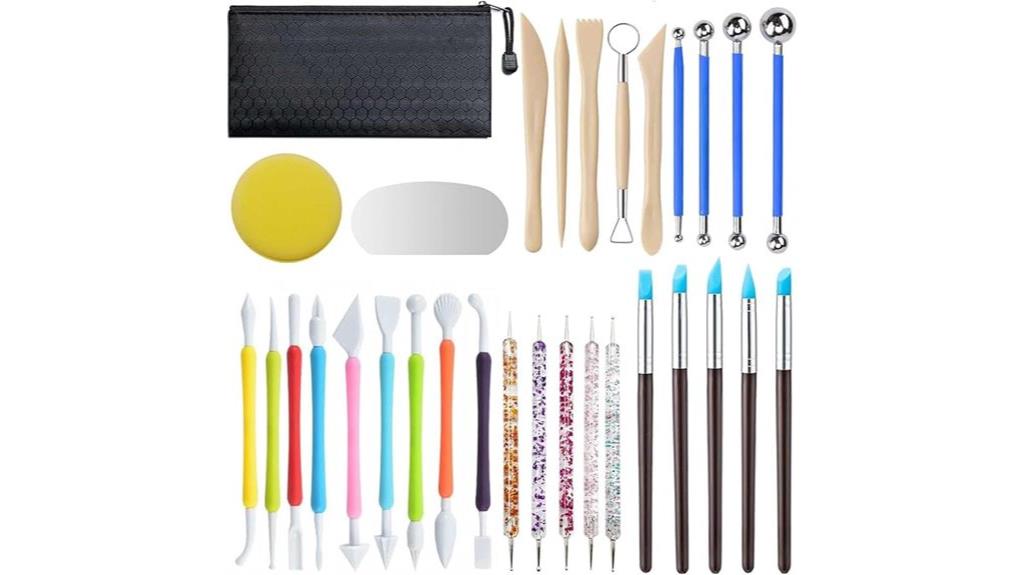 clay sculpting tool set
