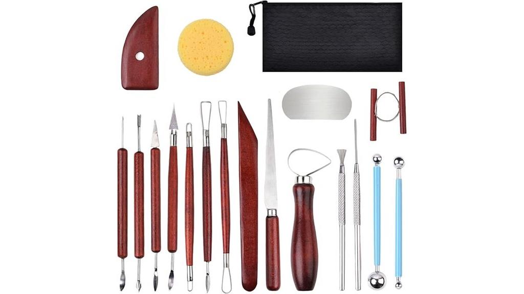 clay sculpting tools set