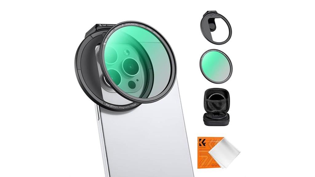 clip on 67mm phone lens