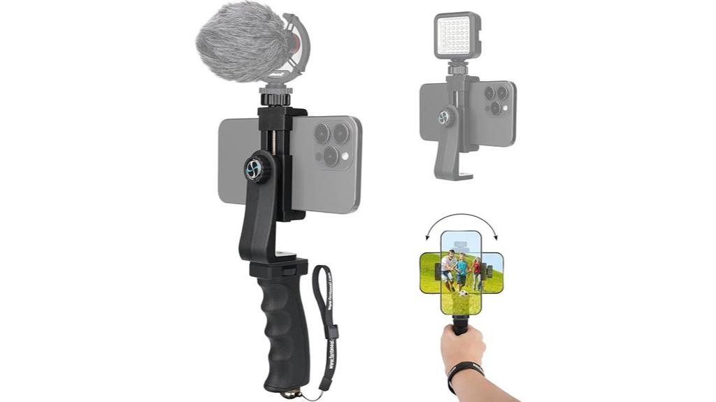 comfortable vlogging hand grip