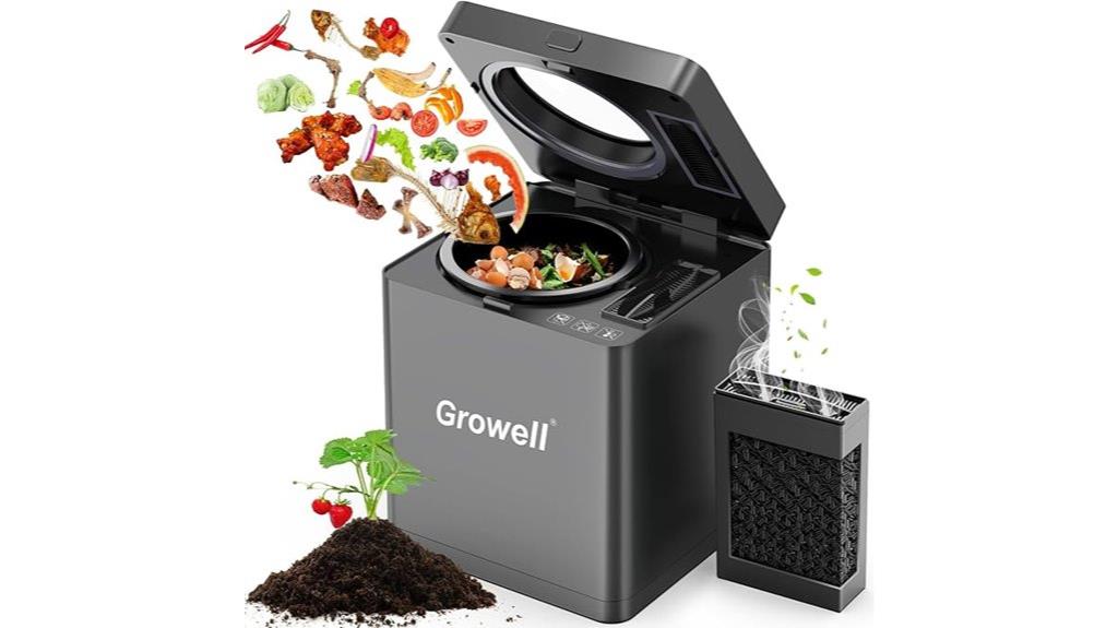 compact 2 5l kitchen composter