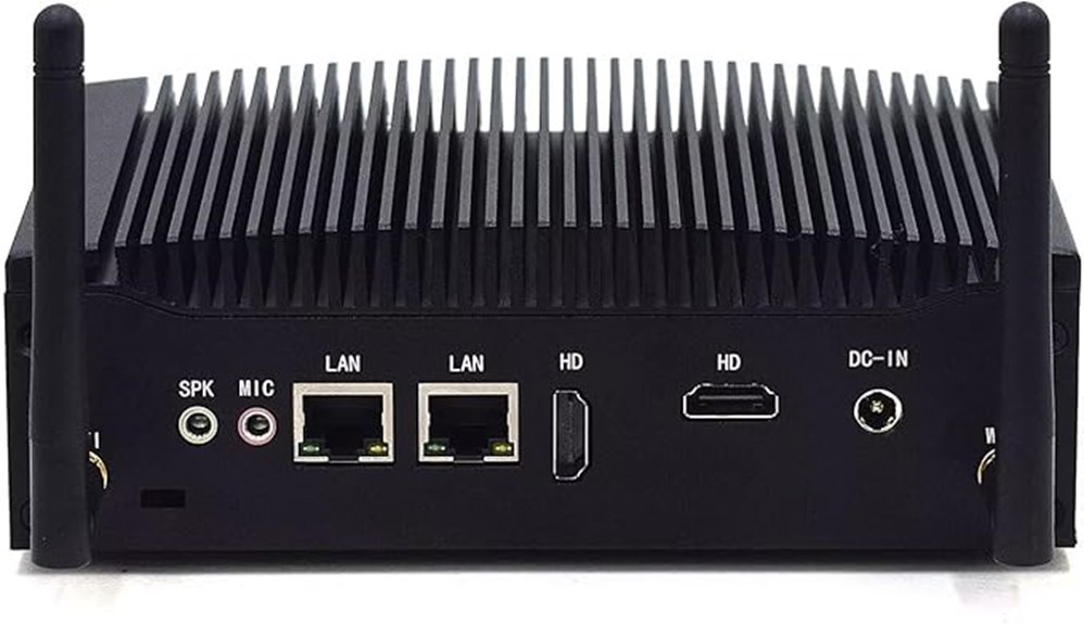 compact fanless industrial computer