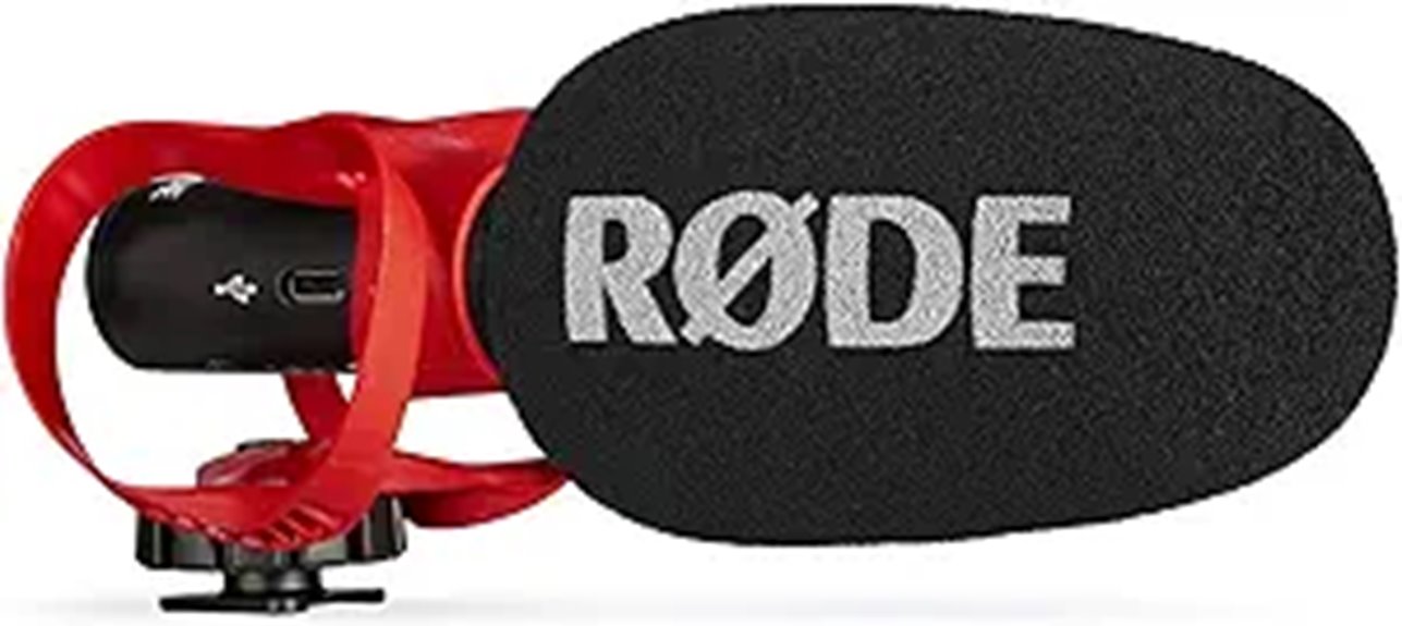compact on camera microphone