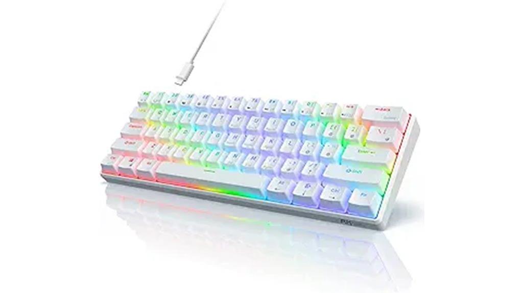 compact rgb hot swappable keyboard
