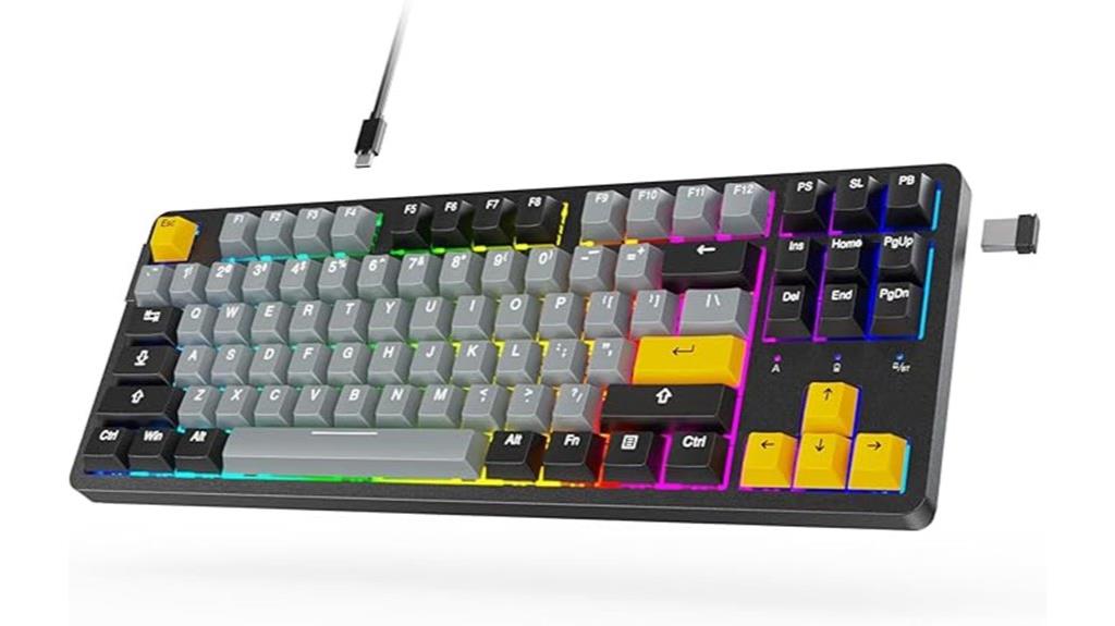 compact rgb mechanical keyboard