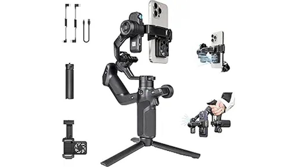 compact smartphone gimbal stabilizer