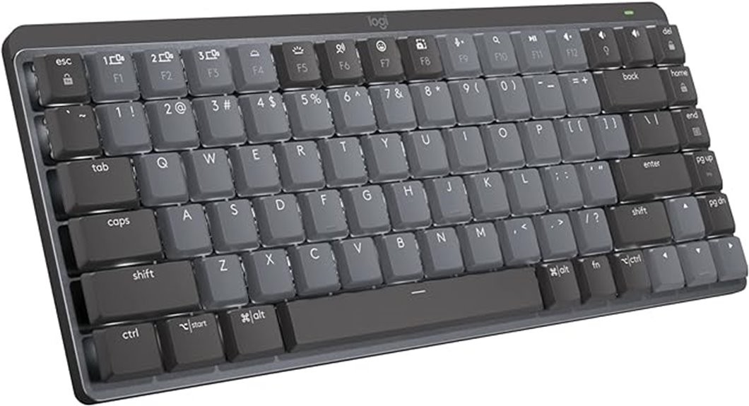compact wireless mechanical keyboard