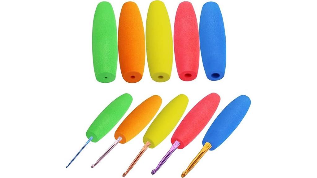crochet hook grip set