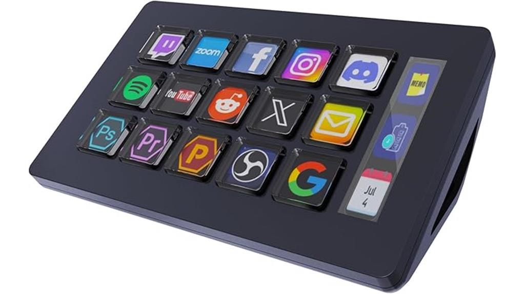 customizable 15 key macro pad