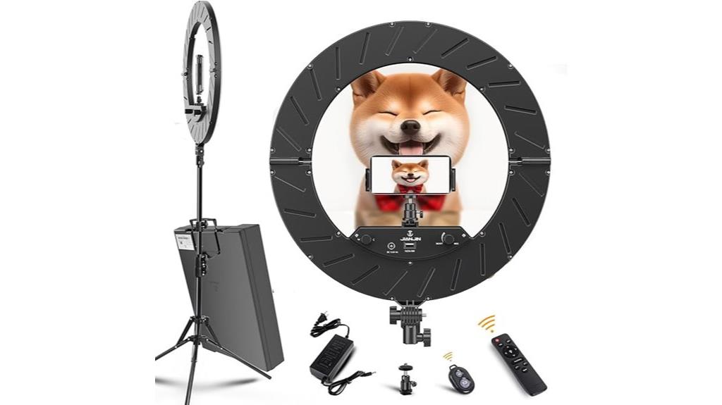 dimmable led ring light