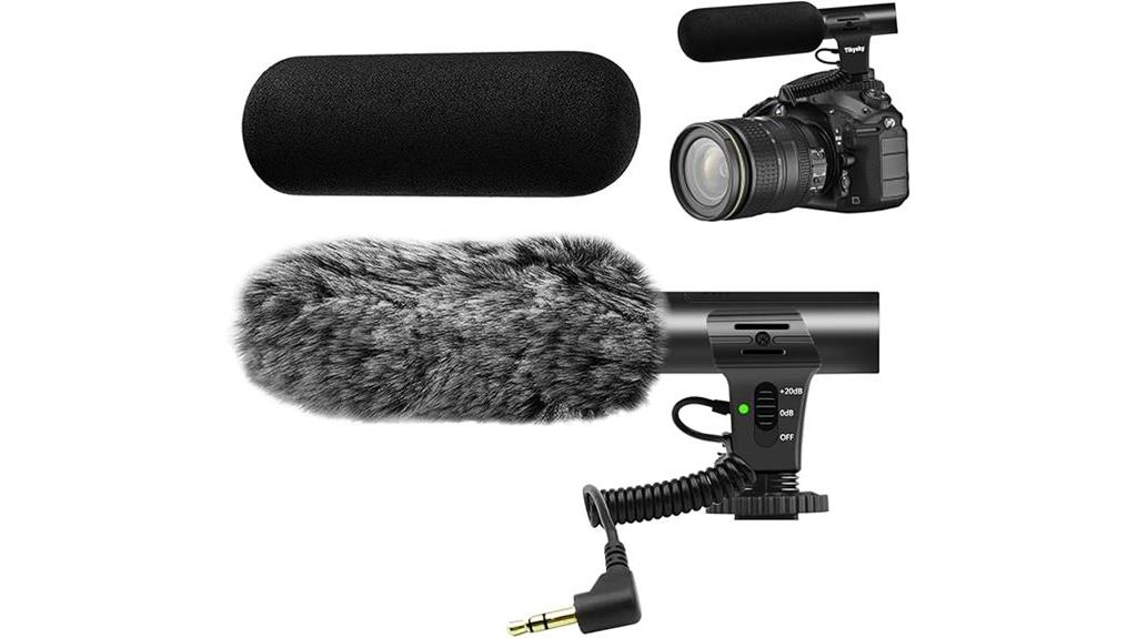 dslr compatible camera microphone